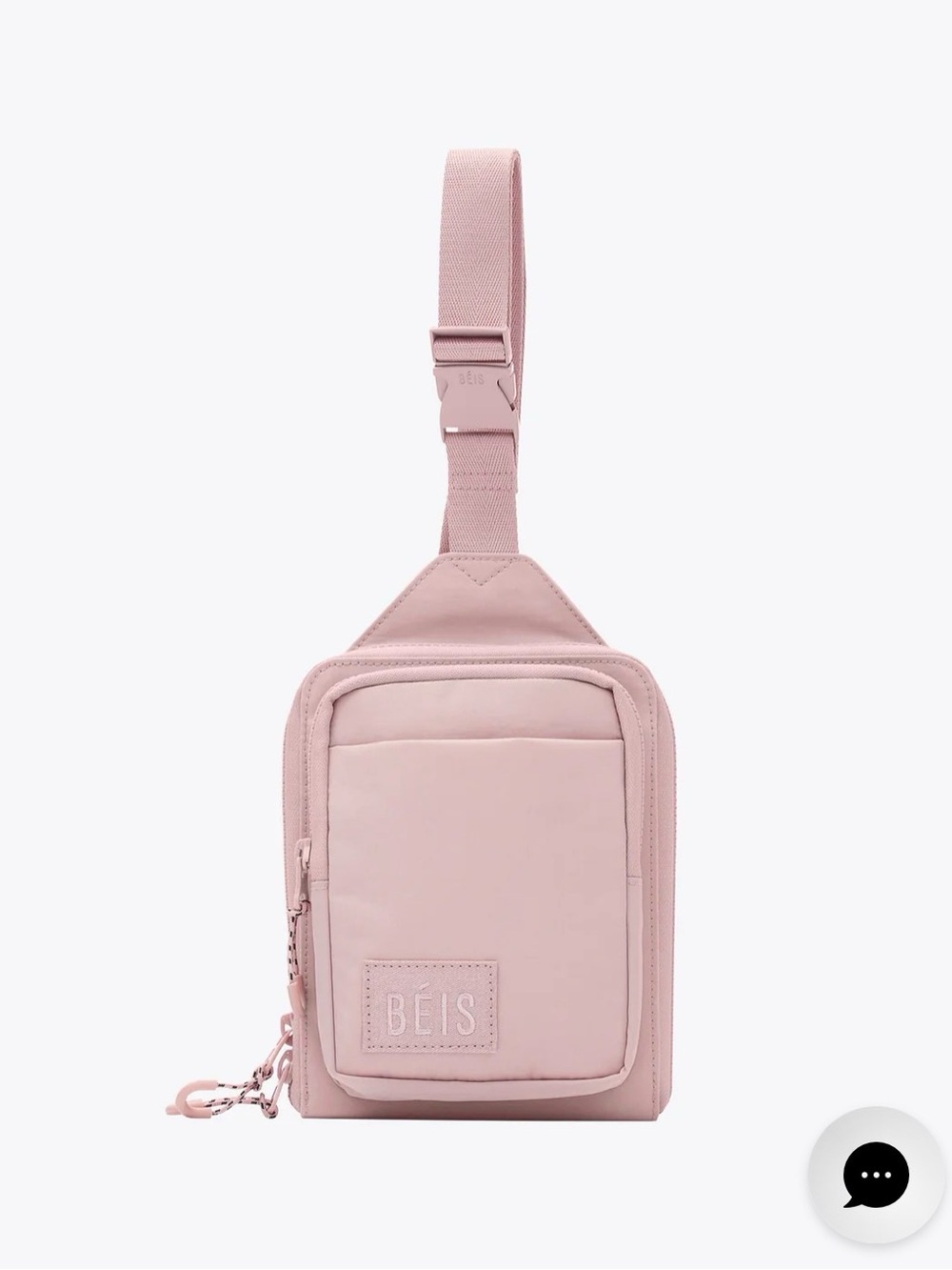 BEIS Blush Pink Compact Crossbody Sling